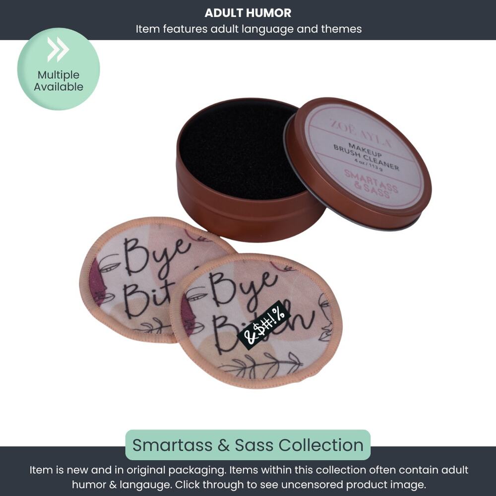 Zoe Ayla Makeup Brush Cleaner Set with Reusable Pads Zoe Ayla